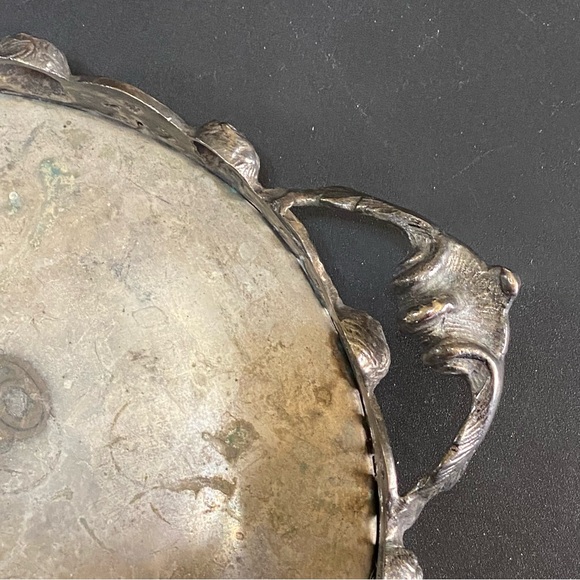 Cherub Silver Plated Vanity Tray - Picture 11 of 12